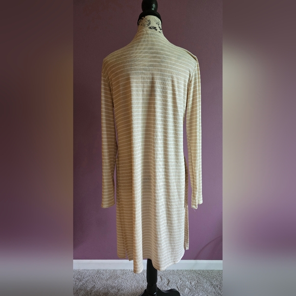 Long lightweight Slit Sides Duster cardigan Small - Picture 3 of 5